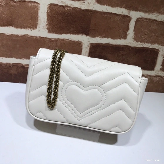 Hyper Peter Gucci bag-16.5*10*5cm GG belt Marmont 0714